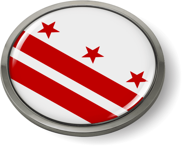 Washington, D.C. - State Flag Emblem